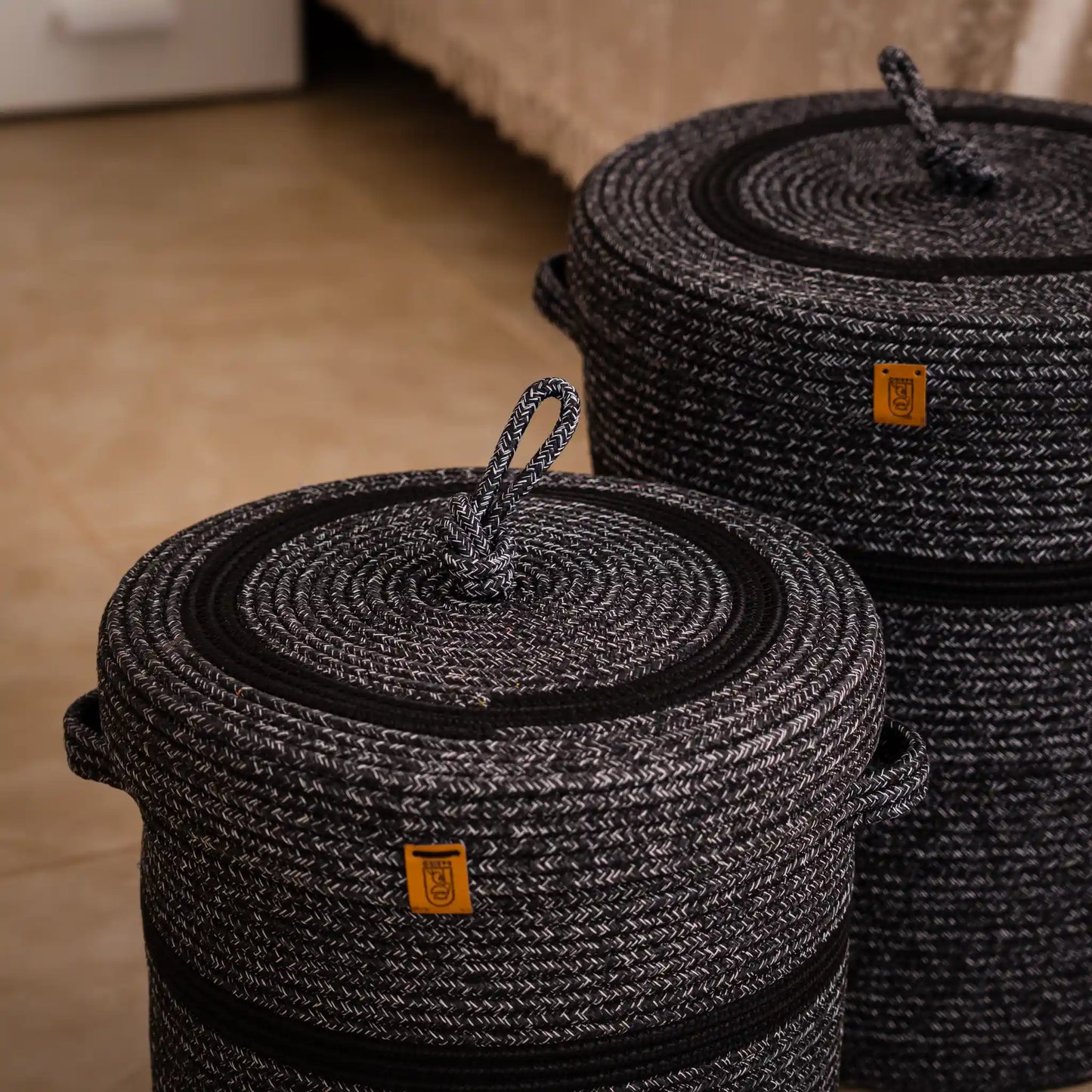 Paniers à Linge en fil tressé