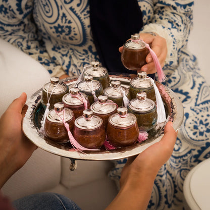Boîte à zrir - en verre soufflé