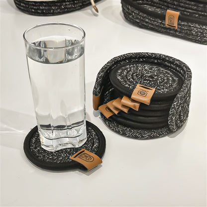 Set de Sous-Tasses en Fil Tressé