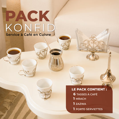 Service à Café en Cuivre