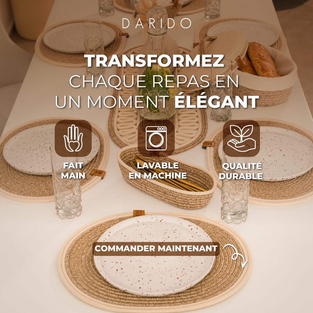 Set de Table en Fil Tressé Tressia