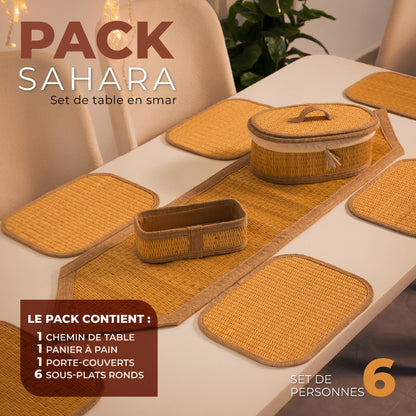 Set de Table Smar SAHARA - 100% Naturel