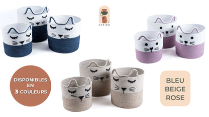 Pack Bébé Catty en corde de coton