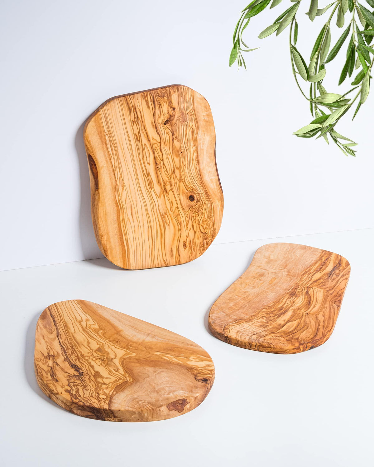Cleminson 40 x 20 cm Planche à Découper en Bois d'Olivier Brut, Planche Rustique, Planche Cleminson 40 x 20 cm Planche à Découper en Bois d'Olivier Brut, Planche Rustique, Planche