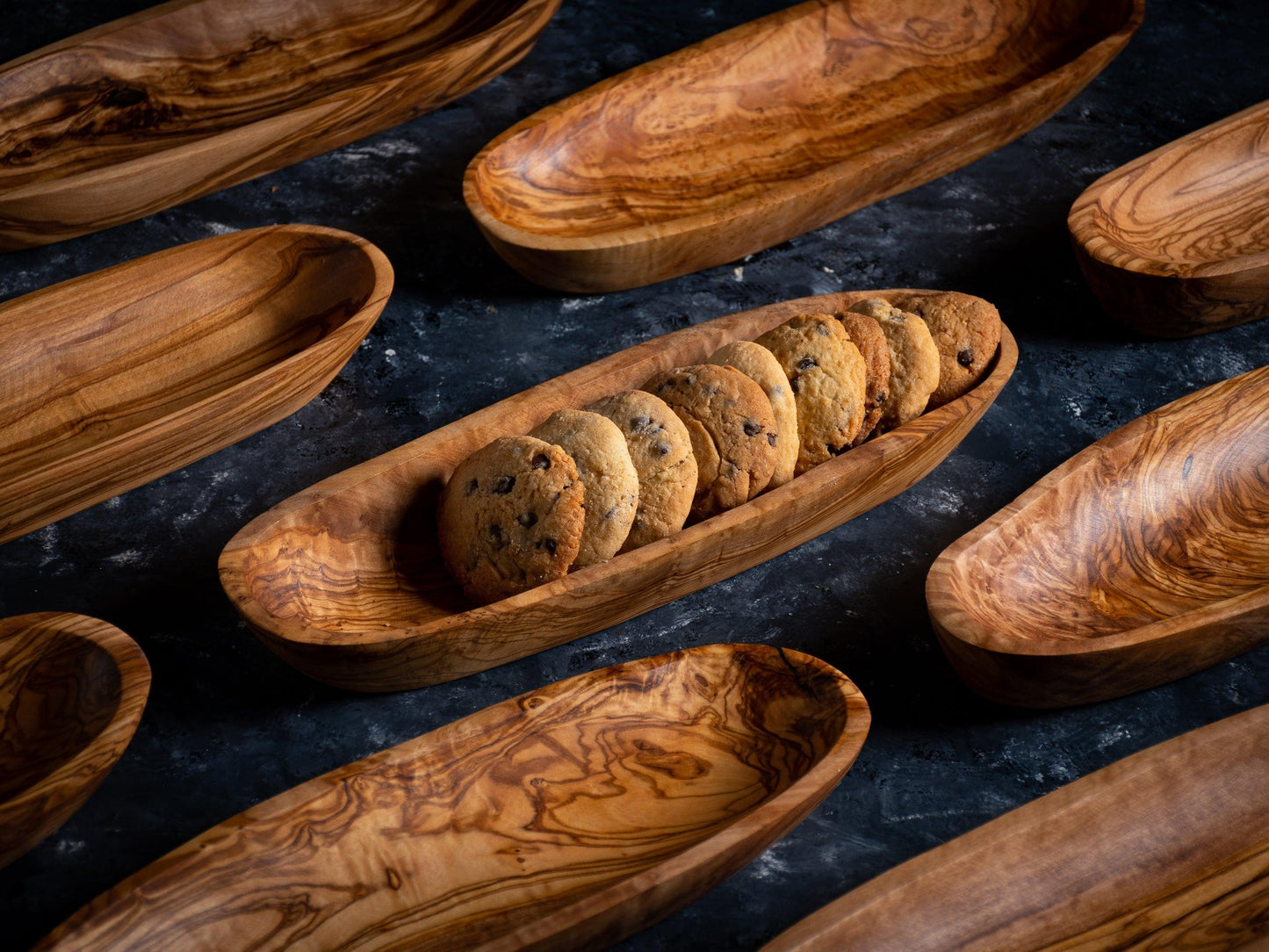 Oval Bread and Fruit Basket Olive Wood - Darido