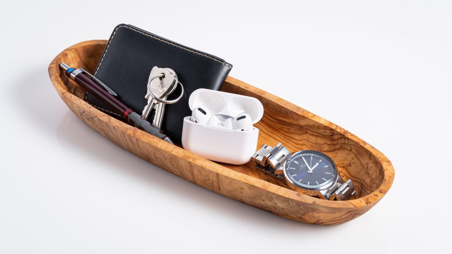 Oval Bread and Fruit Basket Olive Wood - Darido