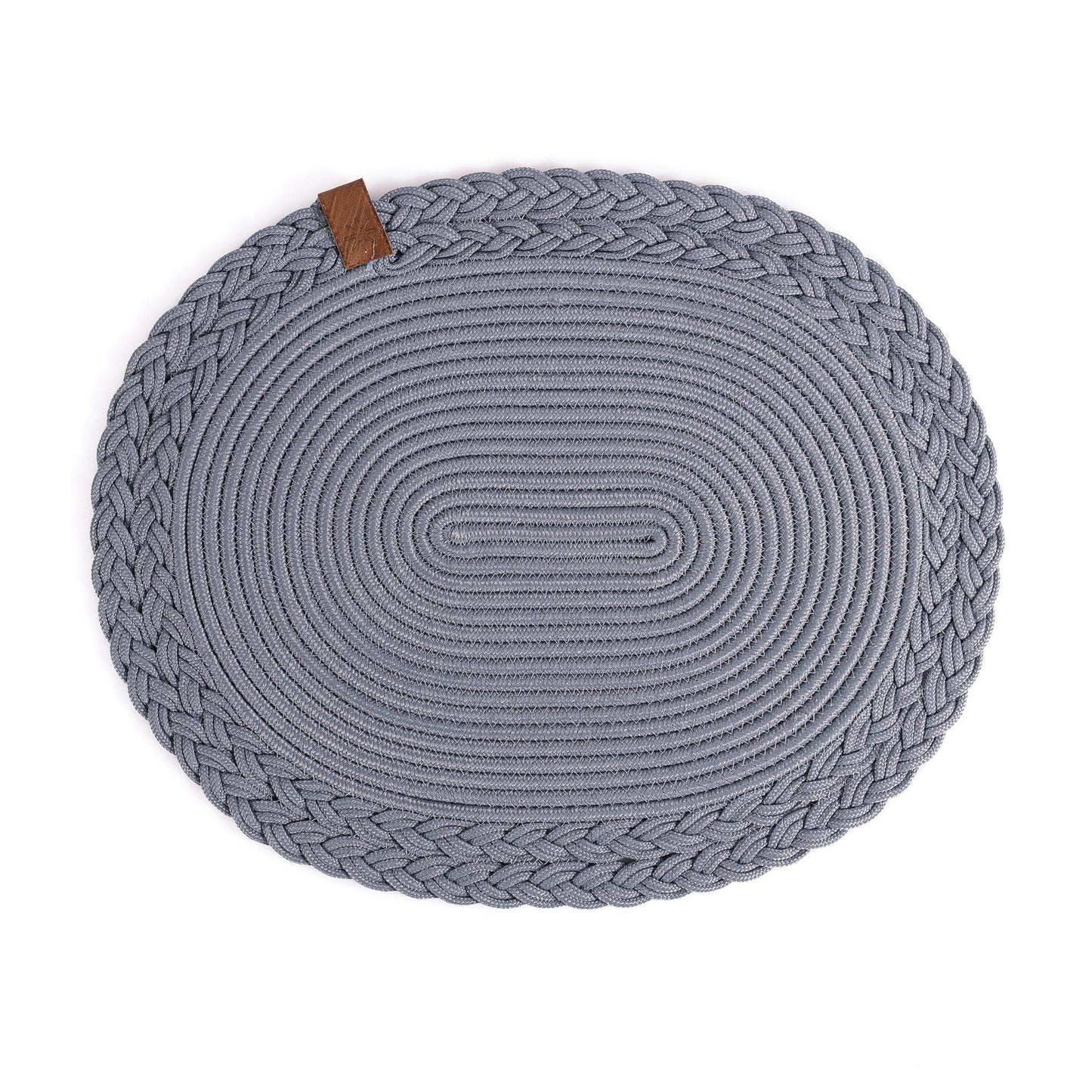 Braided BlueCotton Trivet 40 cm - Darido