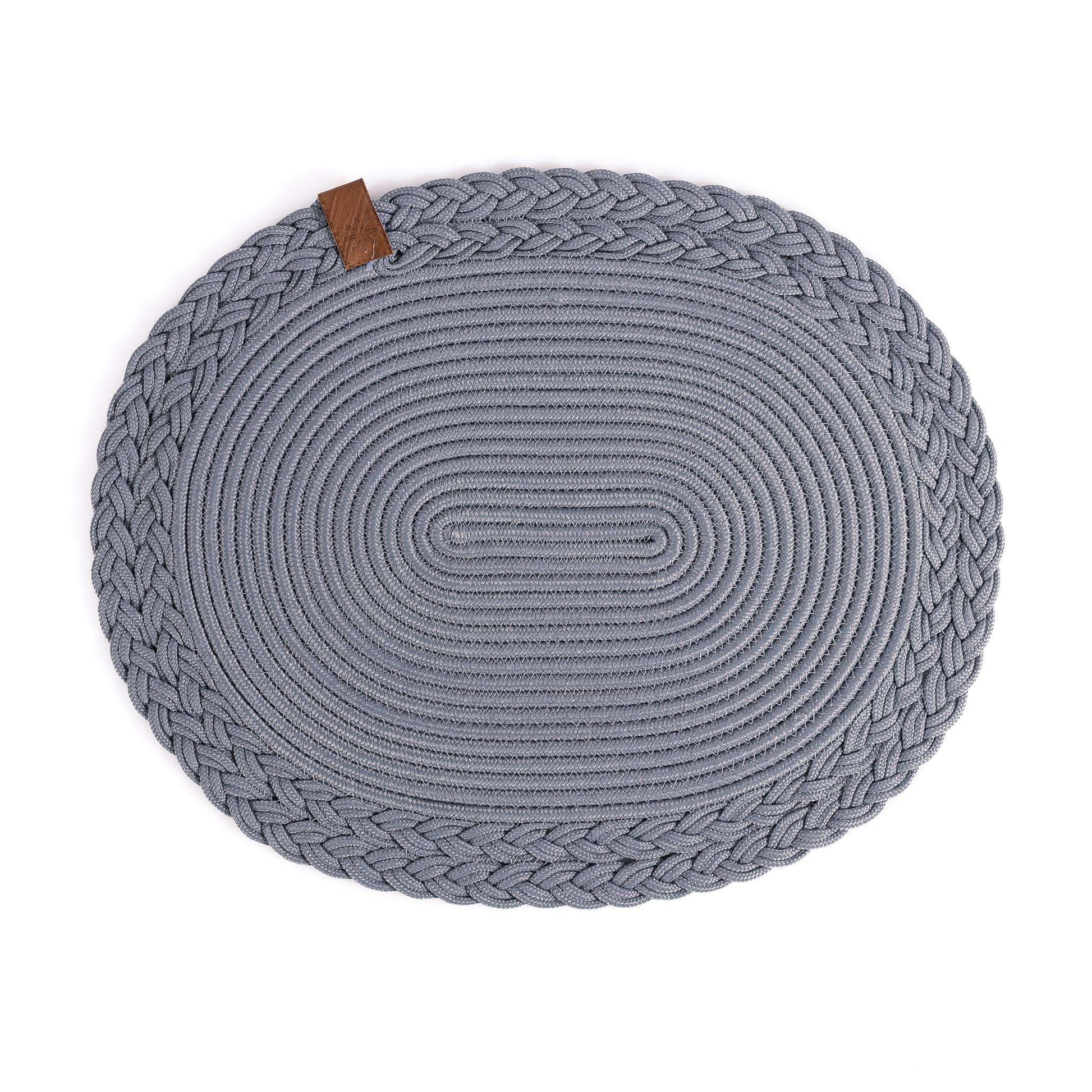 Braided BlueCotton Trivet 40 cm - Darido