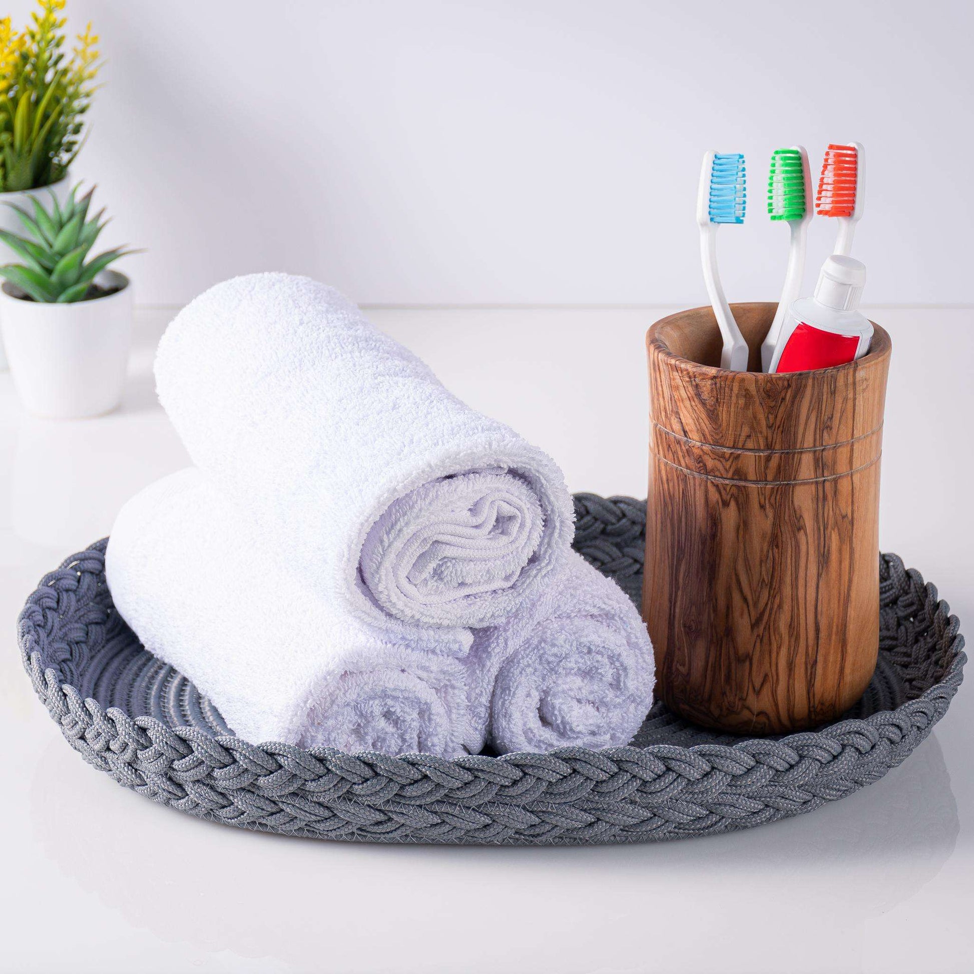 Braided BlueCotton Trivet 40 cm - Darido