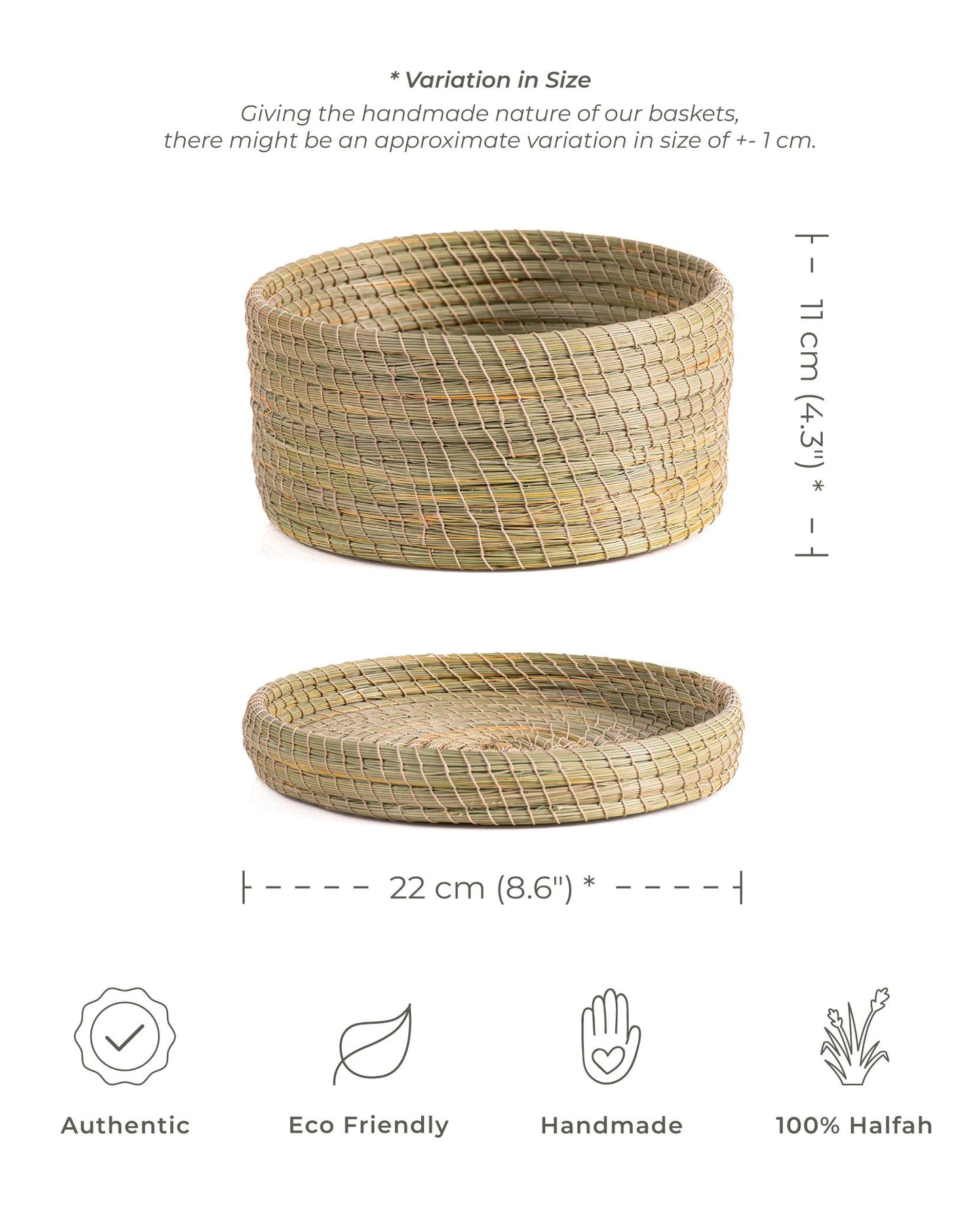 Panier rond Halfa